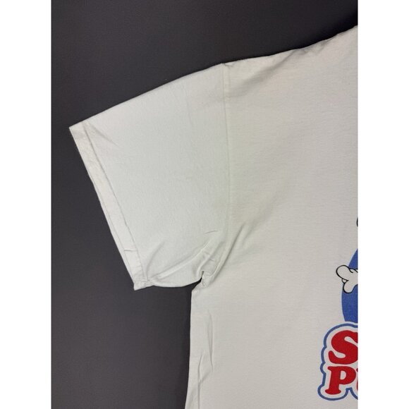 Vintage Y2K Slush Puppie Drink Snack Junk Food Sweet White Shirt Promo XL Rare - Picture 5 of 11